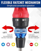 WORKPRO 12-in-1 Ratcheting Multi-Bit Screwdriver Set - size: Standard