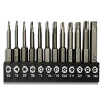 aiyun 12-Piece Security Bits Screwdriver Set Star Driver Bit (50mm) - size: 50mm Length (T5-T40)