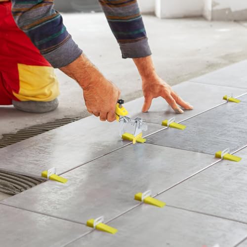 Storystore 400pcs Reusable Tile Wedges for 1/8", 1/16", 1/32" Tile Spacers - size: 400