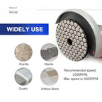 SHDIATOOL 4-Inch Dry Diamond Polishing Pads 7PCS for Granite & Marble - style: Mixed Grits