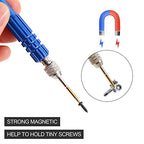 Mini Eyeglass Repair Kit Glasses Screwdriver Pocket Precision Tool - color: Blue