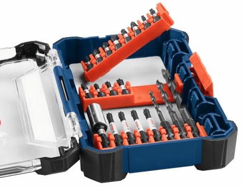 BOSCH SDMS48 48-Piece Assorted Impact Tough Screwdriving Custom Case System Set for Screwdriving Applications - size: 48-Piece Set, style: Screwdriving