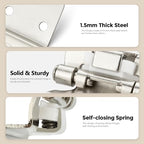 30 Pack 15 Pair Brushed Nickel Cabinet Hinges, 1/2" Semi Wrap Kitchen Hinge - color: Satin Nickel, size: 1/2" Semi Wrap