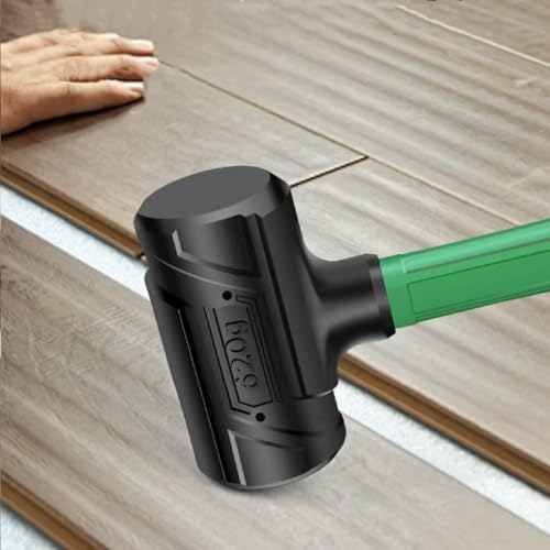Dead Blow Hammer, Rubber Mallet with Non-Slip Grip, Marring Resistant (2LB) - size: 2LB