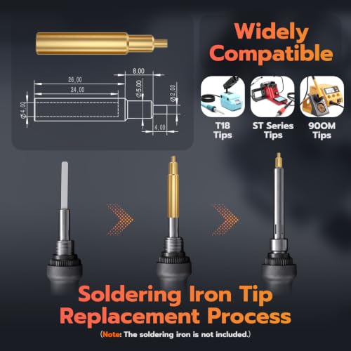 M3 Press in Threaded Inserts for plastic-100Pcs M3x5.7x4.6 with Heat Set Insert Tools-Brass Metric Knurled Nuts for 3D Printing Components and Plastic Parts - size: M3xL5.7xD4.6-100Pcs