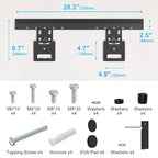 Ultra Slim TV Wall Mount for 37-86 inch, Weight Max 165 lbs - size: 37-86''