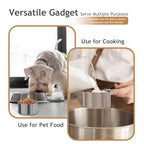 1PCS 1/3CUP(79ml) Dog Cat Food Scoop, Measuring Cup with Inner Scale - size: 1/3 cup