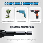 1-1/5" x 12" Auger Drill Bit for Soft and Hard Wood,Hex Shank - size: 1-1/5", style: 12"