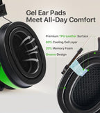 AM FM Radio Hearing Protection Earmuff, Bluetooth 5.4, 30SNR - color: Am/Fm+ Bluetooth-green