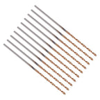 PATIKIL 1.1mm Drill Bit Carbide for Stainless Steel Hard Metal 130° 10 Pack - size: 1.1mm