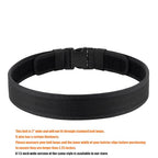 Security EMS EMT Firefighters Work Belt 2" Wide Camping Hiking Utility Tool Belt Airsoft Paintball Gear Holster Belt - color: Black(2 Inch Width), size: XXX-Large
