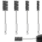 Hicarer 4 Pcs Wire Bore Brush for Power Drill Set, Stainless Steel