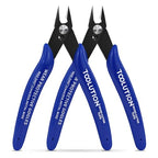 Small Wire Cutters Micro Flush Cutter Snips Zip Tie Cutter-2 Pack - size: 2 Pack