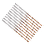 PATIKIL 1.2mm Drill Bit Carbide for Stainless Steel Hard Metal 130° 10 Pack - size: 1.2mm