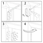TDCHINGES Rounded Door Hinges Brushed Nickel 3.5 Inch 5/8" Radius 18 Pack - color: Satin Nickel-Rounded, size: 18 Pack