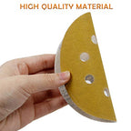 5-Inch 8-Hole Hook and Loop Sanding Discs, Orbital Sander Sandpaper Discs, 100 Pieces Round Sandpaper Set, 180 Grit - size: 180-Grit