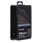 29PCS Metal Drill Bit Set, M2 Twist Drill Bits with Case