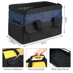 Sanwuta 3 Pack 16 Inch Tool Bags, Side Pockets, Blue, Red, Yellow - color: Blue, Red, Yellow, size: 16 Inch, style: Side Pockets