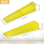 Storystore 400pcs Reusable Tile Wedges for 1/8", 1/16", 1/32" Tile Spacers - size: 400