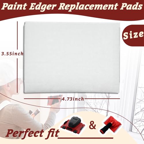 10 Pack of Paint Edger Replacement Pads - Pad Refills for Edger - Replacement Pad Refills for Paint Edger Tool - color: 10 Packs