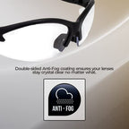 Global Vision Safety Shop Glasses - color: Black Frame/Clear Lens