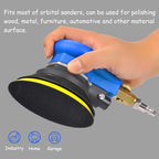 1Pcs 5in Hook and Loop Flexible Backing Pad, 5" Sanding Back Pad 5/16" 24 Thread for Air Orbital Sander and Pneumatic Polisher - style: 5inch