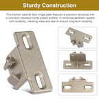 Hinge Mounting Plate Replacement for Blum 1 5/8" Overlay 110 Degree Compact 33 Edge, Edge Mount Plates for Blum Face Frame Overlay Hinge, Hinges for Cabinet Doors, Self Closeing Hinges
