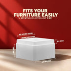 Utopia Bedding Adjustable Bed Risers 2 Inch, White, 8-Pack - color: White, size: 2 Inch (Pack of 8)
