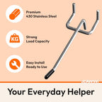 JEAWIWI 30 Pcs Metal Pegboard Hooks, 8 Inch Fit 1/5 in Peg Board - size: 8in 30pcs