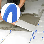 DGSL 500 Pcs Horseshoe Shims U Shape Plastic Shims Tile Spacers 1/16 Inch - color: Blue, size: 1/16*500