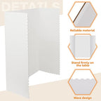 Ctosree 18 Pcs 22 x 38 Inch Tri Fold Poster Board Bulk for Display, White - color: White, size: 22 x 38 inch