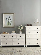 Maricome 4 Inch White Furniture Legs Set of 4 Wood Replacement Legs for Cabinet Dresser Ottoman M8 Bolt Pre-Installed - color: 4 Inch White
