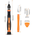 JOREST 24Pcs Small Precision Screwdriver Set with Torx T5 T6 T8 T9, Y00, P5 - style: 24 in 1