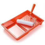 6"Foam Paint Roller Kit 8Pack with Frame,Tray High Density Covers