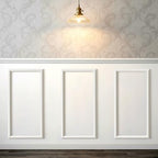 INMOZATA Pre-Cut Peel and Stick Wall Molding Wainscoting Panels, 24" x 12" - size: 24" x 12"