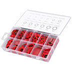 Fiber Flat Washers, Red Steel Paper Felt Washer Assortment 600Pcs
