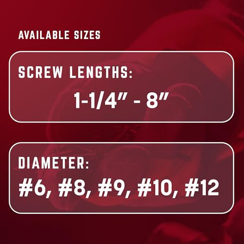 GRK Fasteners R4™ #9 x 2-1/2" Multi-Purpose Framing Screws, 575 PCS - size: #9x2-1/2" 575 count