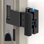 Portable Door Lock, Door Reinforcement Lock, Black-1PC