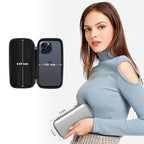 iMangoo Travel Essential Electronics Organizer Charger Case Carrying Pouch - color: Silver, size: Small
