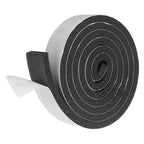 uxcell Weather Stripping Door Seal, 1-9/16" x 3/8" x 6.5 Ft Adhesive Foam Tape Seal Soundproof Insulation Strips for Door Frame Window Gaps (1 Roll, 6.5 Feet) - size: 1-9/16" x 3/8" (6.5 Ft)