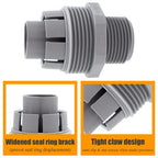 4Pcs NPT 1/2" Electrical Conduit Connector Fittings - size: 1/2 Inch