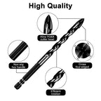 Concrete Drill Bit Set 10 Pcs, 1/4" Masonry Drill Bits, Hex Shank - size: 1/4", 10 Pcs