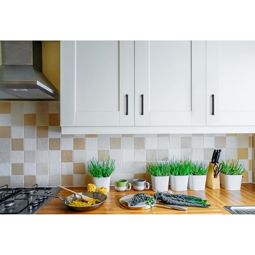 Ravinte Matte Black Square & Solid Cabinet Handles,3-1/2 Inch,15 Pack - size: 3-1/2 Inch Hole Center