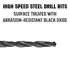Drill America DWDA/CX61/4P12 1/4" x 6" High Speed Steel Aircraft Extension Drill Bit (Pack of 12), DWDA/C Series - size: 1/4" (Pack of 12), style: 6" Length