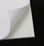 8-Pack Furniture Felt Pads 1/5" Thick Self-Stick Heavy Duty Sheets Wood Floor Protector(White) - color: White