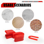 1000 Horseshoe Tile Spacers, 1/8-Inch U-Shaped Plastic Spacers for Tile Leveling System Floor Wall Tile Installation - size: 1/8"-1000 Pcs
