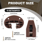 Plastic Center Mount Drawer Track Guidess, Dresser Repair Parts