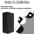 35‑Pack Flat Metal Brackets, 2.36" 304 Stainless Steel Brackets - size: 35PCS-2.36'' Flat Plates