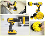 3 Pcs Drill Brush Attachments for Cleaning, Nylon 2/3.5/4 in Heads