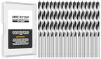 16Pcs 1/4" Brad Point Wood Drill Bit Set - size: 1/4" - 16pcs